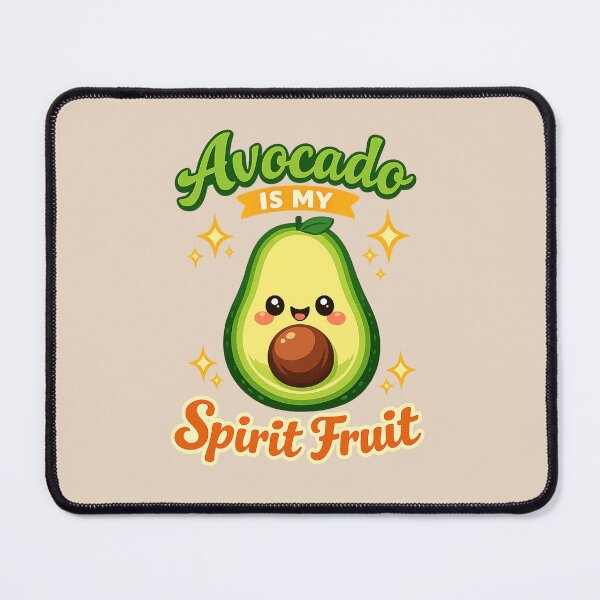 Item preview, Cute Avocado Spirit Fruit | Kawaii Avocado Lover Pun Illustration designed and sold by PopCulturePixel.