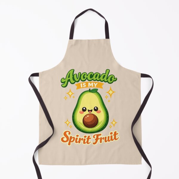 Item preview, Cute Avocado Spirit Fruit | Kawaii Avocado Lover Pun Illustration designed and sold by PopCulturePixel.