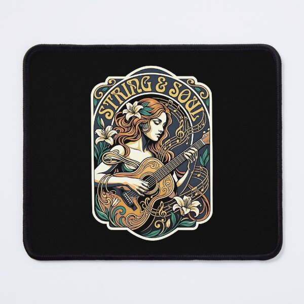 Item preview, Guitarist Acoustic Guitar Player Girl String Soul Music designed and sold by GrandeDuc.