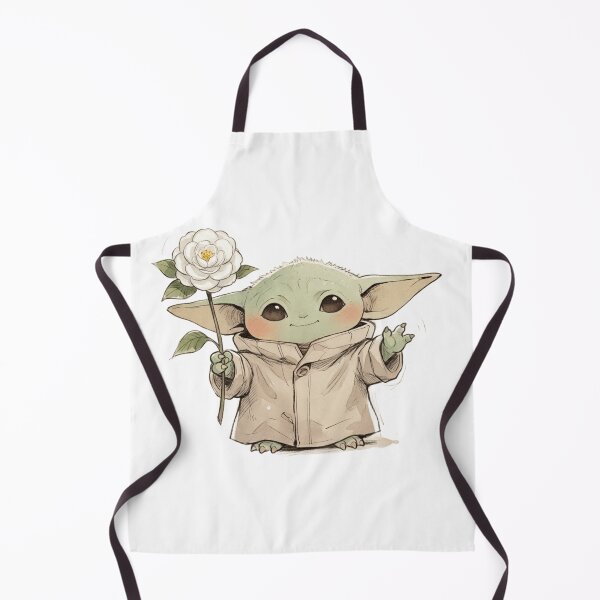 Item preview, BABY YODA WITH CAMELLIA FLOWER CUTE GROGU FLORAL AESTHETIC designed and sold by LIS AND MELIVERSO.
