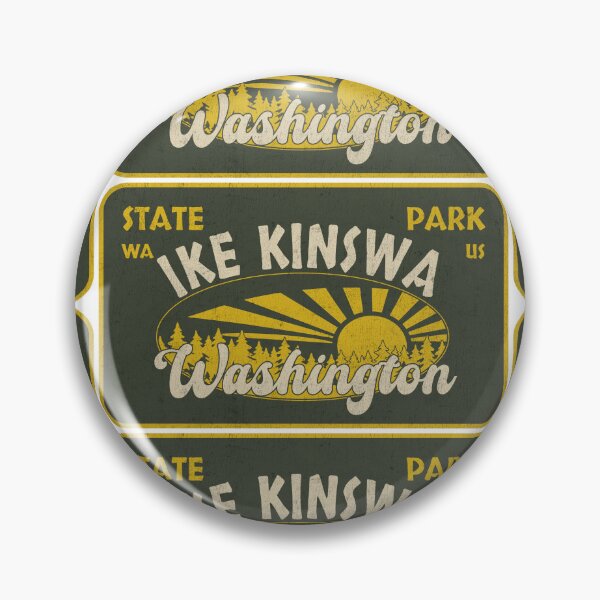 Item preview, Ike Kinswa State Park, Washington, badge design designed and sold by Wanderful-roads.