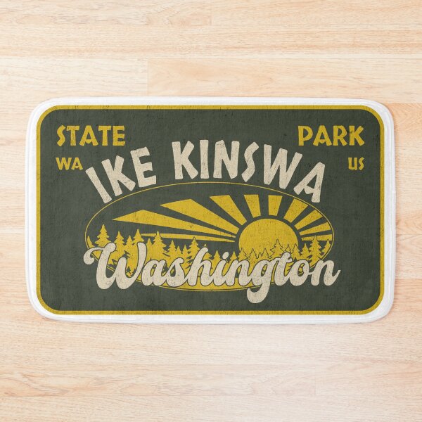 Item preview, Ike Kinswa State Park, Washington, badge design designed and sold by Wanderful-roads.