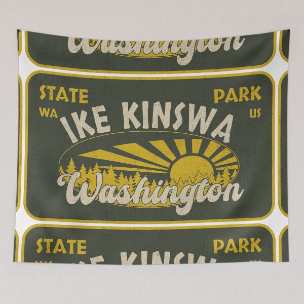 Item preview, Ike Kinswa State Park, Washington, badge design designed and sold by Wanderful-roads.