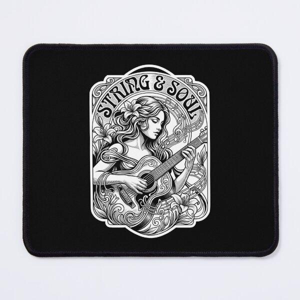 Item preview, Guitarist Acoustic Guitar Player Girl String Soul Music designed and sold by GrandeDuc.