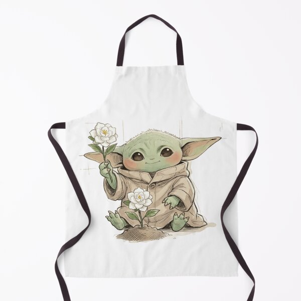 Item preview, BABY YODA WITH GARDENIA FLOWER CUTE GROGU FLORAL AESTHETIC designed and sold by LIS AND MELIVERSO.
