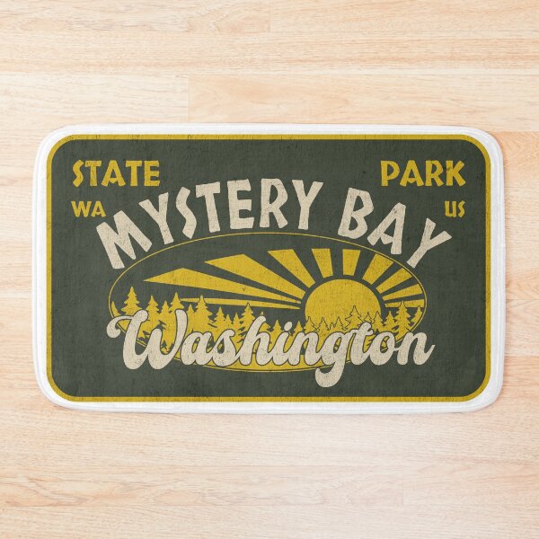 Item preview, Mystery Bay State Park, Washington, badge design designed and sold by Wanderful-roads.