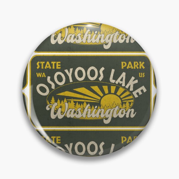 Item preview, Osoyoos Lake State Park, Washington, badge design designed and sold by Wanderful-roads.