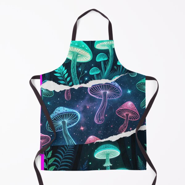 Item preview, Glow in the Dark Mushrooms – Trippy Cosmic Forest Vibe designed and sold by Szpaku desart .