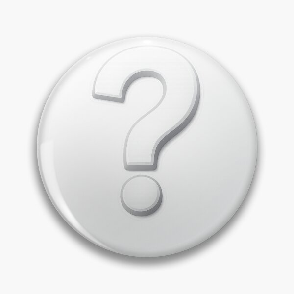 Item preview, Minimal White Question Mark Sticker – Clean Mystery Symbol Design designed and sold by IconicDesignsXd.