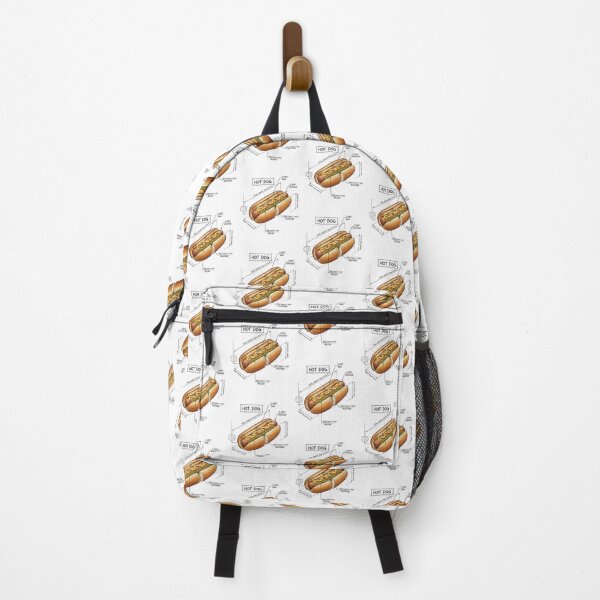 Item preview, Hot Dog - Technical Drawing designed and sold by Rhu Creations.