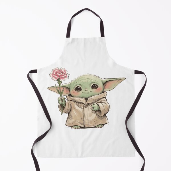 Item preview, BABY YODA WITH CARNATION FLOWER CUTE GROGU FLORAL AESTHETIC designed and sold by LIS AND MELIVERSO.
