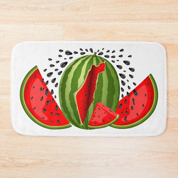 Item preview, Watermelon Palestine Map Slice and seeds designed and sold by BluedarkArt.