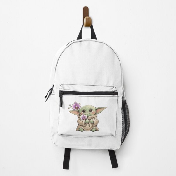 Item preview, BABY YODA WITH ORCHID FLOWER CUTE GROGU FLORAL AESTHETIC designed and sold by LIS AND MELIVERSO.