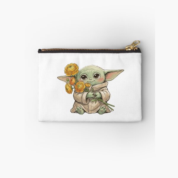 Item preview, BABY YODA WITH RANUNCULUS FLOWER CUTE GROGU FLORAL AESTHETIC designed and sold by LIS AND MELIVERSO.