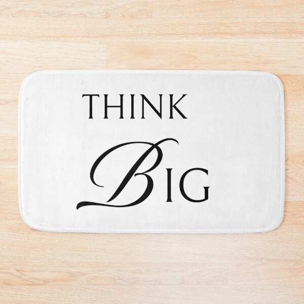Item preview, Think Big Motivational Bold Statement Design designed and sold by Patina & Pixel.
