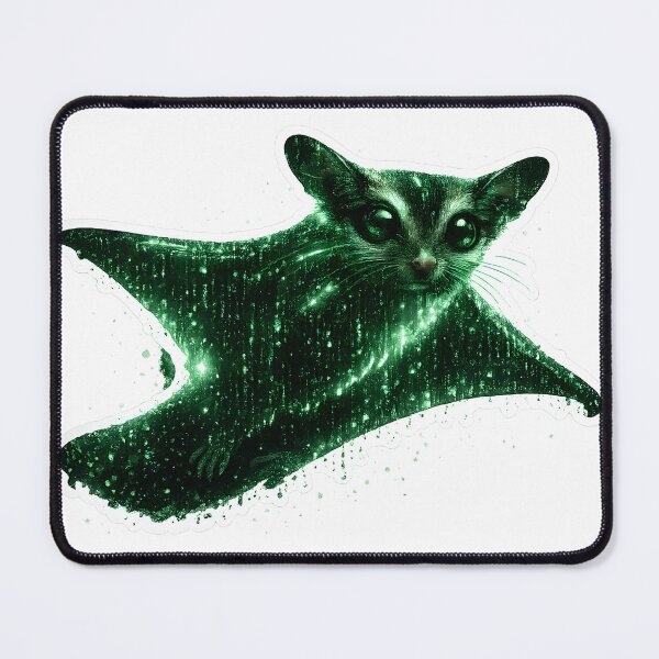 Item preview, Digital Code Sugar Glider - Digital Glitch Spirit designed and sold by OneStepFromArt.