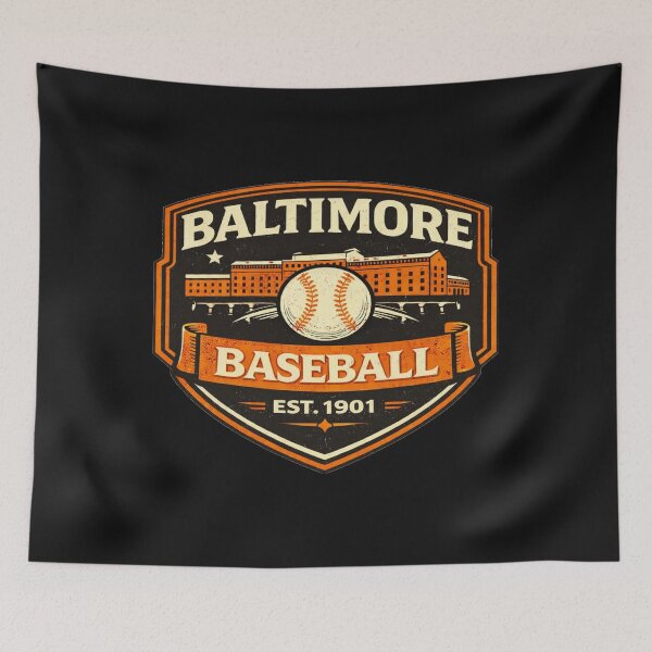 Item preview, Baltimore Baseball Vintage Camden Yards Style Retro Design designed and sold by GhostDawgs.