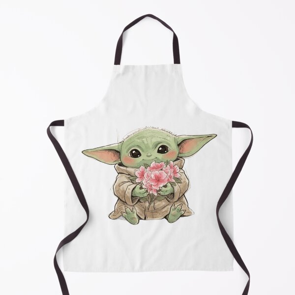 Item preview, BABY YODA WITH AZALEA FLOWER CUTE GROGU FLORAL AESTHETIC designed and sold by LIS AND MELIVERSO.