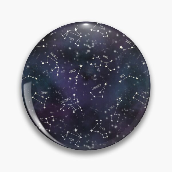 Item preview, Celestial Zodiac Signs & Night Sky Galaxy designed and sold by DafneDStudio.