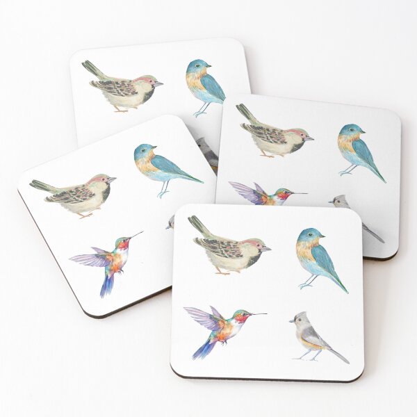 Item preview, Colorful Watercolor Birds Collection - Hummingbird and Songbirds Pack designed and sold by SaturnStudioart.