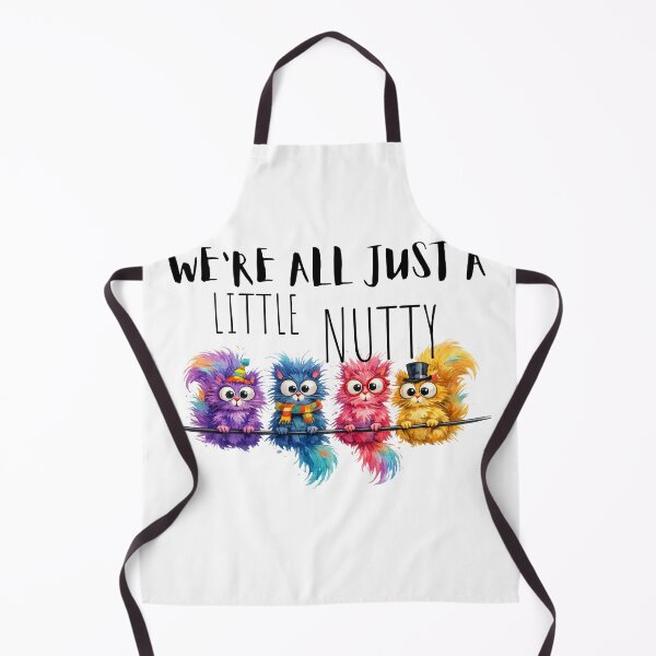 Item preview, Whimsical Fluffy Squirrels We're All A Little Nutty designed and sold by LazyScreations.