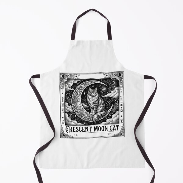 Item preview, Tarot Card Crescent Moon And Cat designed and sold by Blok45.