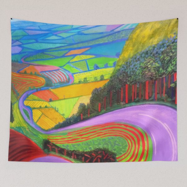 Item preview, David Hockney - David Hockney - David Hockney (75) - Vibrant California Pool – Pop Art Print Inspired by David Hockney designed and sold by KirstenShShop.