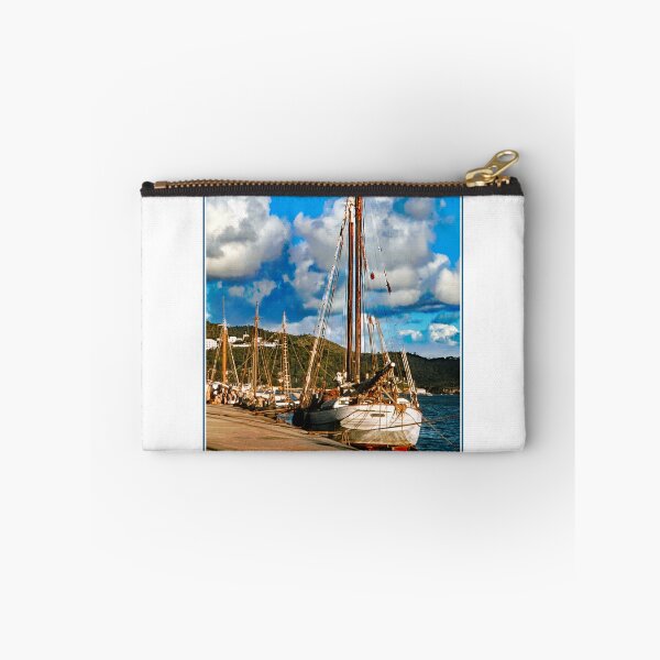 Item preview, Docked Sailboats, St. Thomas, Virgin Islands, 1960, Retro Travel Photo designed and sold by AMacGPhilly.