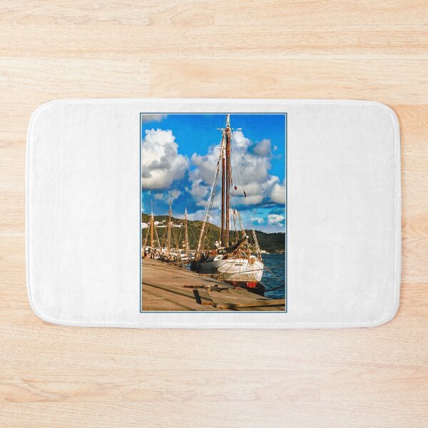 Item preview, Docked Sailboats, St. Thomas, Virgin Islands, 1960, Retro Travel Photo designed and sold by AMacGPhilly.