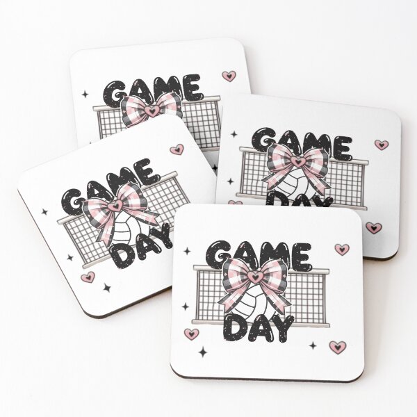 Item preview, Preppy Pink Buffalo Plaid Volleyball Game Day Design designed and sold by LazyScreations.