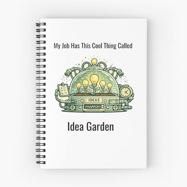Item preview, My Job Has This Cool Thing Called Idea Garden – Funny Office Humor Design designed and sold by SillentDesign.