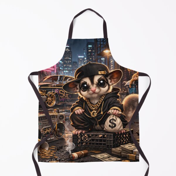 Item preview, Sugar Glider Gang - Cute Street Boss with Cash designed and sold by OneStepFromArt.