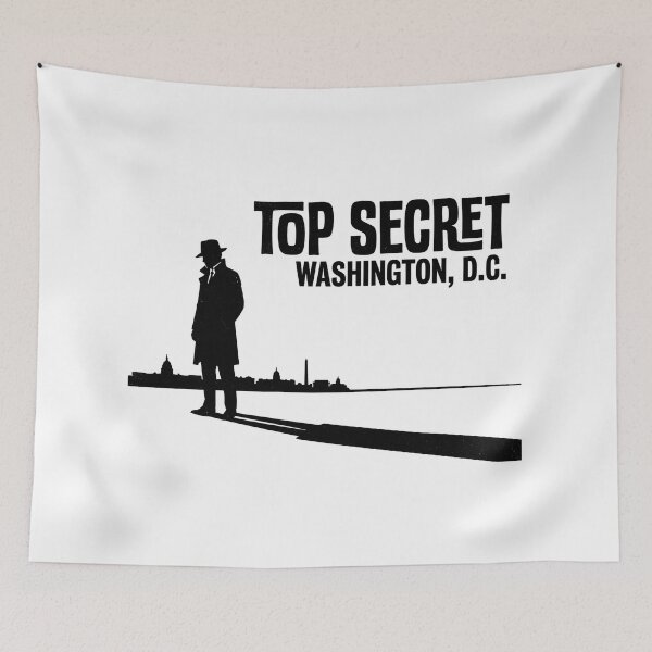 Item preview, Top Secret Washington DC Spy Silhouette designed and sold by Fenay Designs.