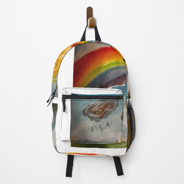 Item preview, a funny drawing with a rainbow and two girls! designed and sold by LisamuShop.