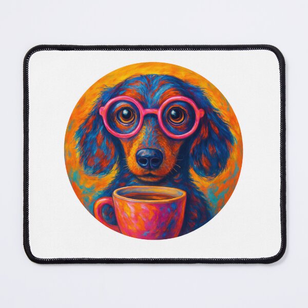 Item preview, Funny Dog With Coffee Gifts for Dogs Lovers designed and sold by ZemVibe.
