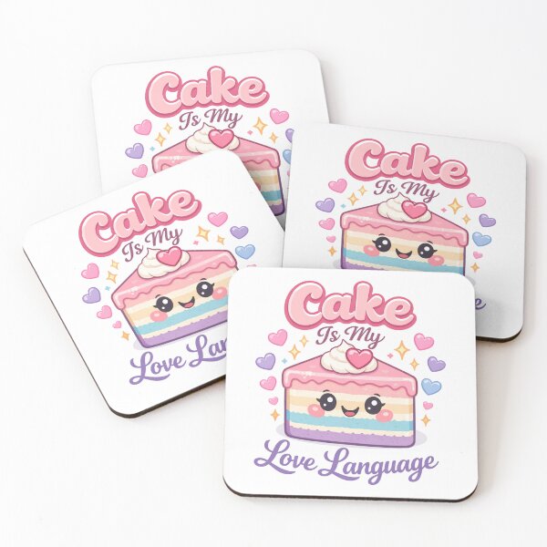 Item preview, Cake Is My Love Language – Funny Dessert Lover Quote Design designed and sold by rushaib.