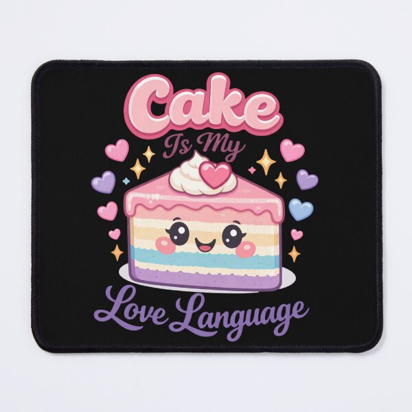Item preview, Cake Is My Love Language – Funny Dessert Lover Quote Design designed and sold by rushaib.