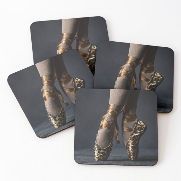 Item preview, Leopard Print Pointe Shoes – Fierce Ballet Aesthetic designed and sold by Swedeprep.