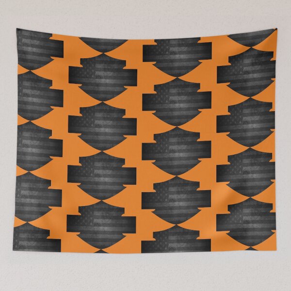 Item preview, Life on Wheels Biker Flag – Blackout American Motorcycle Design designed and sold by artistwill.