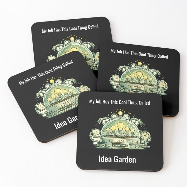 Item preview, My Job Has This Cool Thing Called Idea Garden – Funny Office Humor Design designed and sold by SillentDesign.