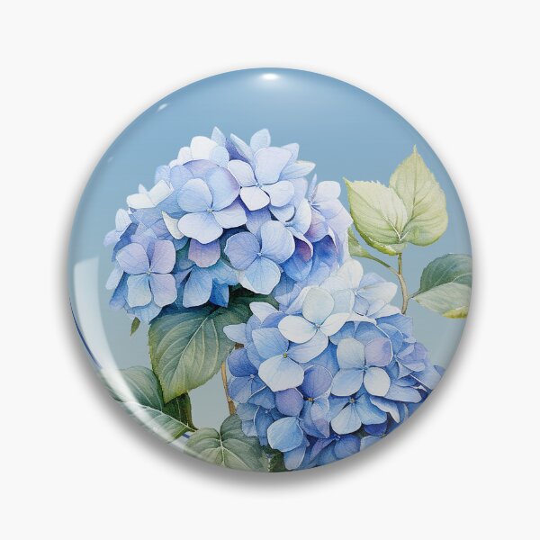 Artikelvorschau, Blaue Hortensie V2 | Redbubble entworfen und verkauft von PetaleetPalette.