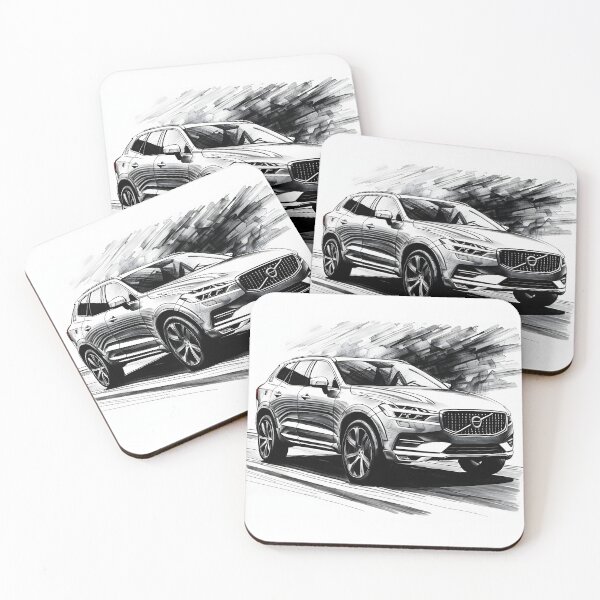 Item preview, Volvo XC60 Luxury SUV Dynamic Charcoal Sketch designed and sold by rgagliardi2017.