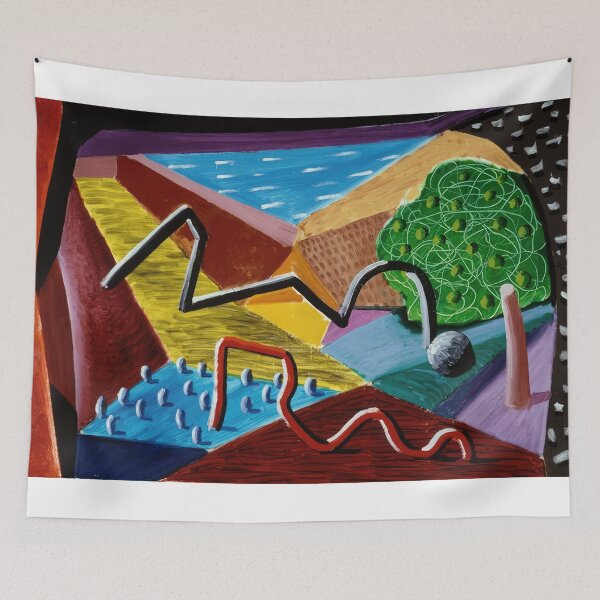 Item preview, David Hockney - David Hockney - David Hockney (78) - Vibrant California Pool – Pop Art Print Inspired by David Hockney designed and sold by KirstenShShop.