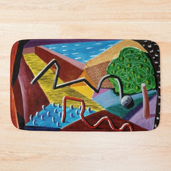Item preview, David Hockney - David Hockney - David Hockney (78) - Vibrant California Pool – Pop Art Print Inspired by David Hockney designed and sold by KirstenShShop.