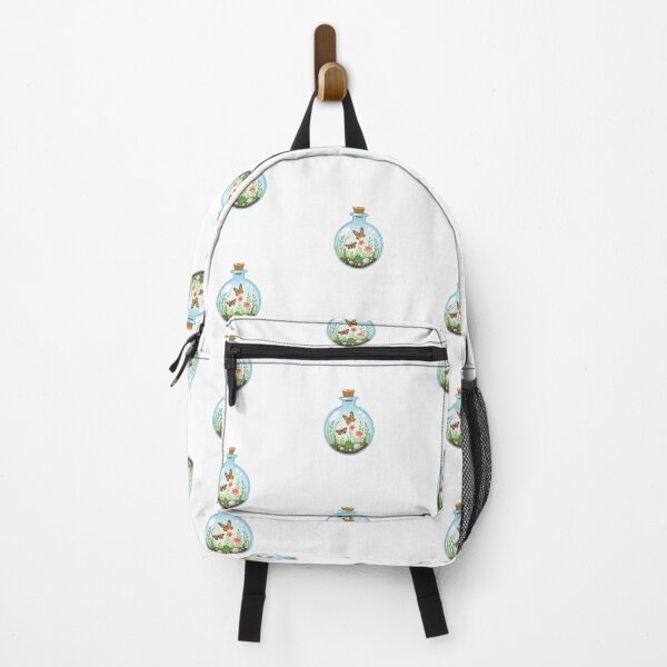 Item preview, Flowers and butterflies in a bottle designed and sold by uunaa.