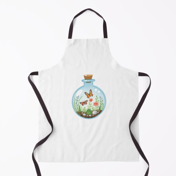 Item preview, Flowers and butterflies in a bottle designed and sold by uunaa.