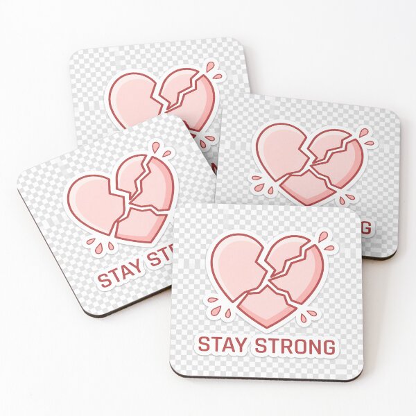 Item preview, Stay Strong – Emotional Healing Sticker designed and sold by ArtNestStudio24.