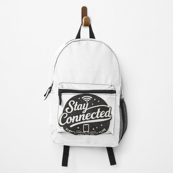 Item preview, Stay Connected Vintage Typography Sticker – Always Online Always Alive Design designed and sold by IconicDesignsXd.