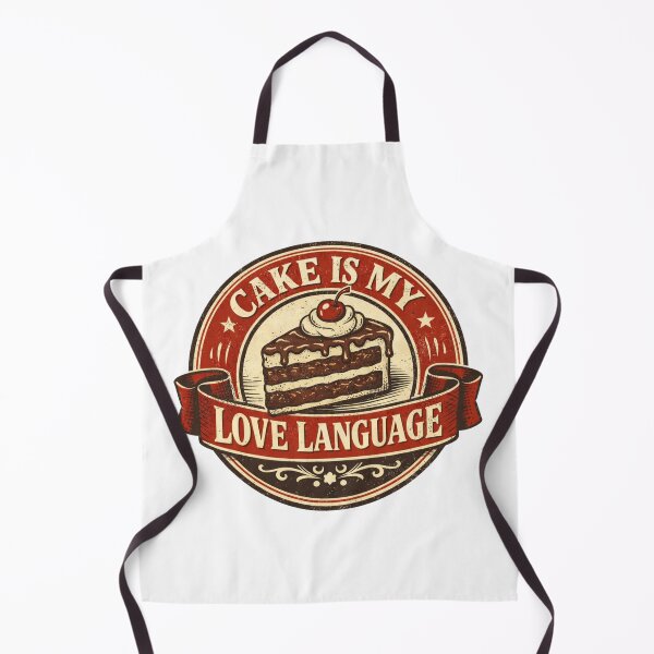 Item preview, Cake Is My Love Language – Funny Dessert Lover Quote Design designed and sold by rushaib.