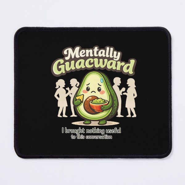 Item preview, Mentally Guacward Funny Avocado Pun T-Shirt - Introvert Social Anxiety Gift designed and sold by Cree8if.